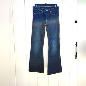 AG Adriano Goldschmied Dark‎ Wash Flare Jeans Size 26